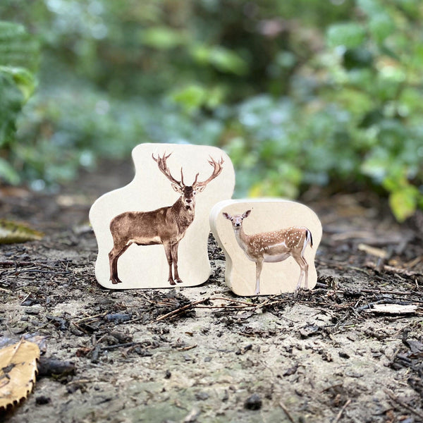 Wooden Forest Animal Blocks