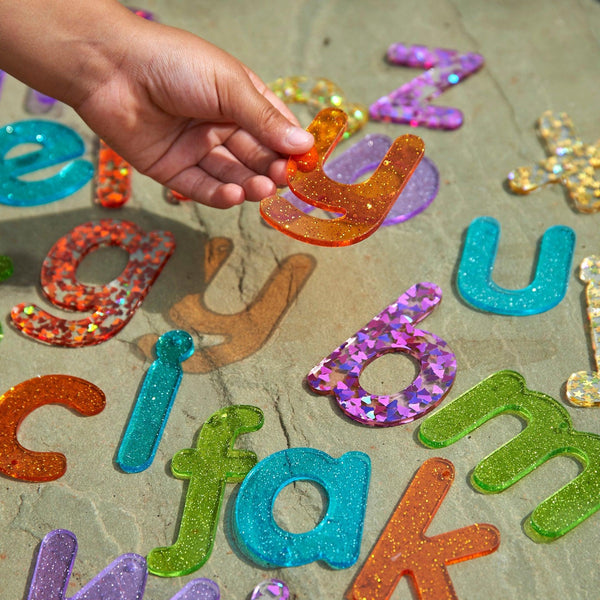 Rainbow Glitter Letters