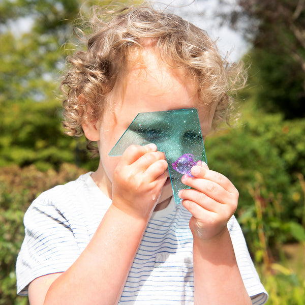 Rainbow Glitter Shapes