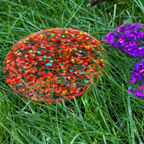 Rainbow Glitter Shapes