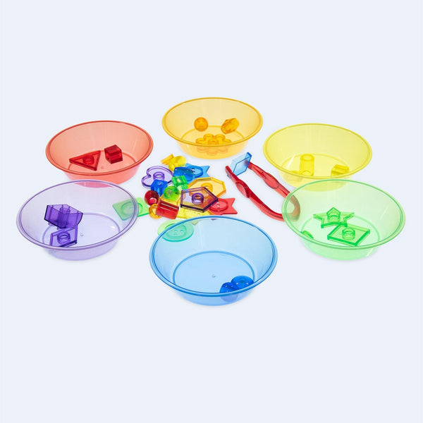 Translucent Colour Sorting Bowls