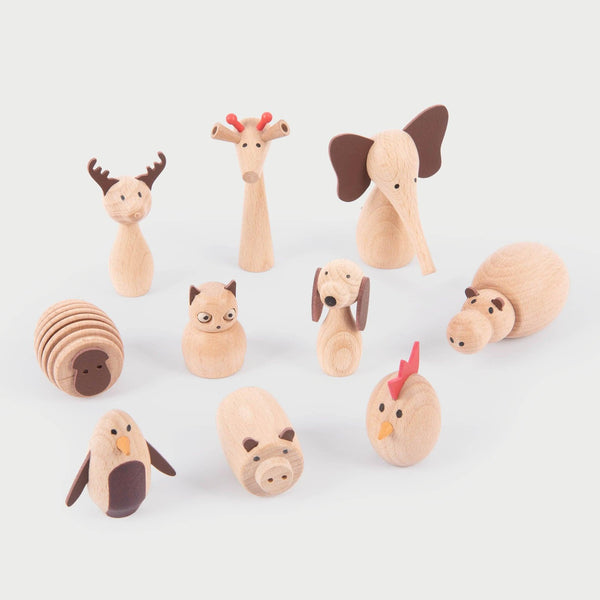 Wooden Animal Friends