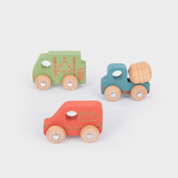 Rainbow Wooden Community Vehicles