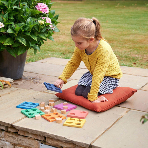 Rainbow Wooden Shape Stacker