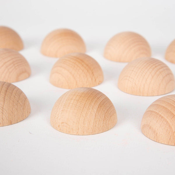 Natural Wooden Semispheres