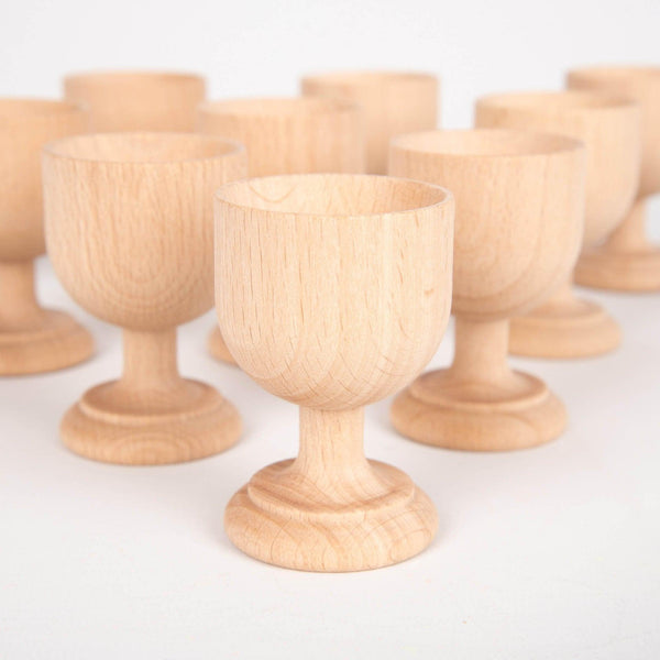 Natural Wooden Egg Cups