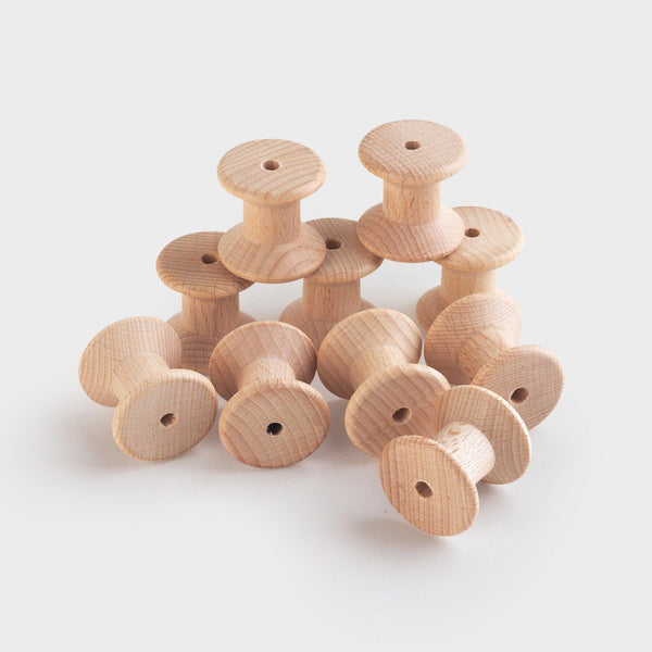 Natural Wooden Spools