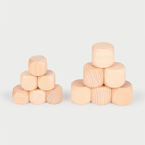 Natural Wooden Cubes