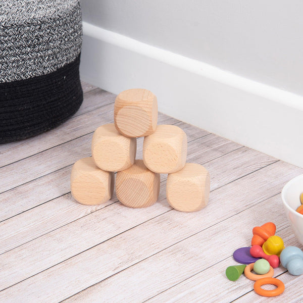 Natural Wooden Cubes