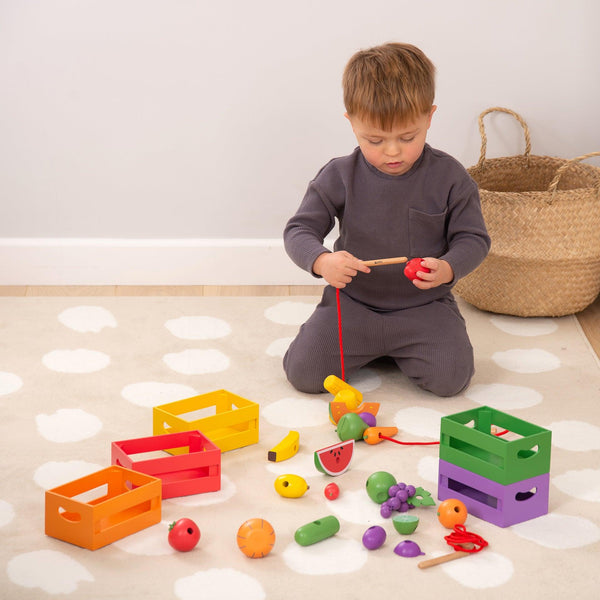 Wooden Sorting Fruit & Vegetable Crates