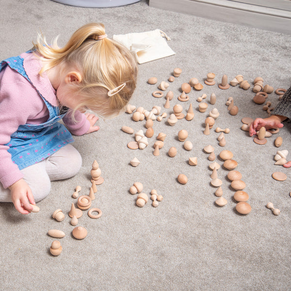 Wooden Treasures Natural Set