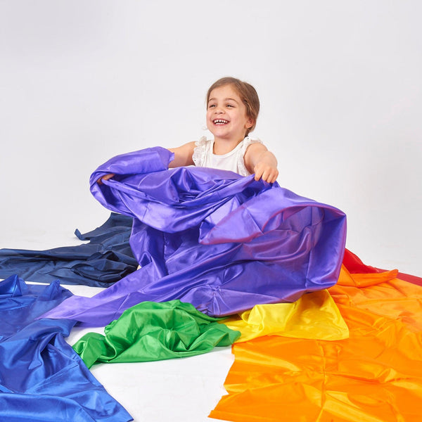 Rainbow Habutae Fabric Pack