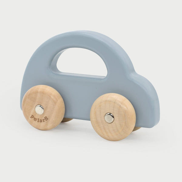 Wooden Car Blue