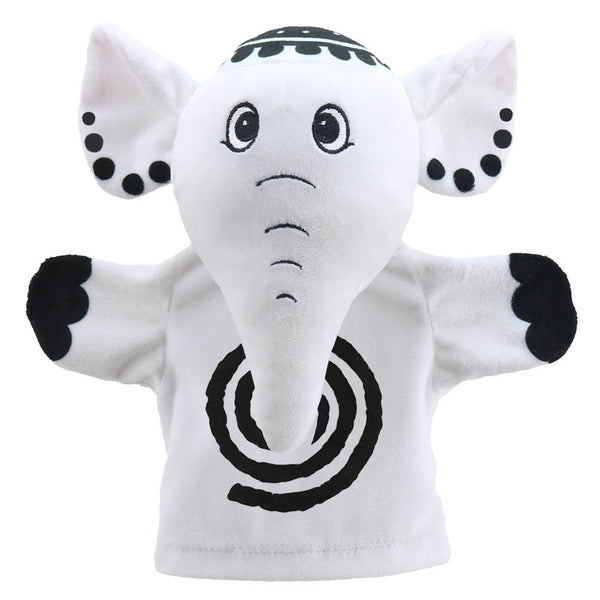 My First Black & White Puppet - Elephant