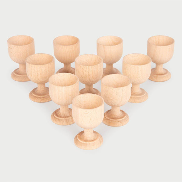 Natural Wooden Egg Cups