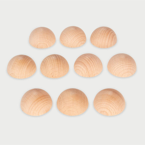 Natural Wooden Semispheres