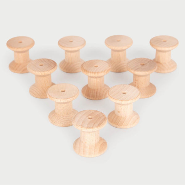 Natural Wooden Spools